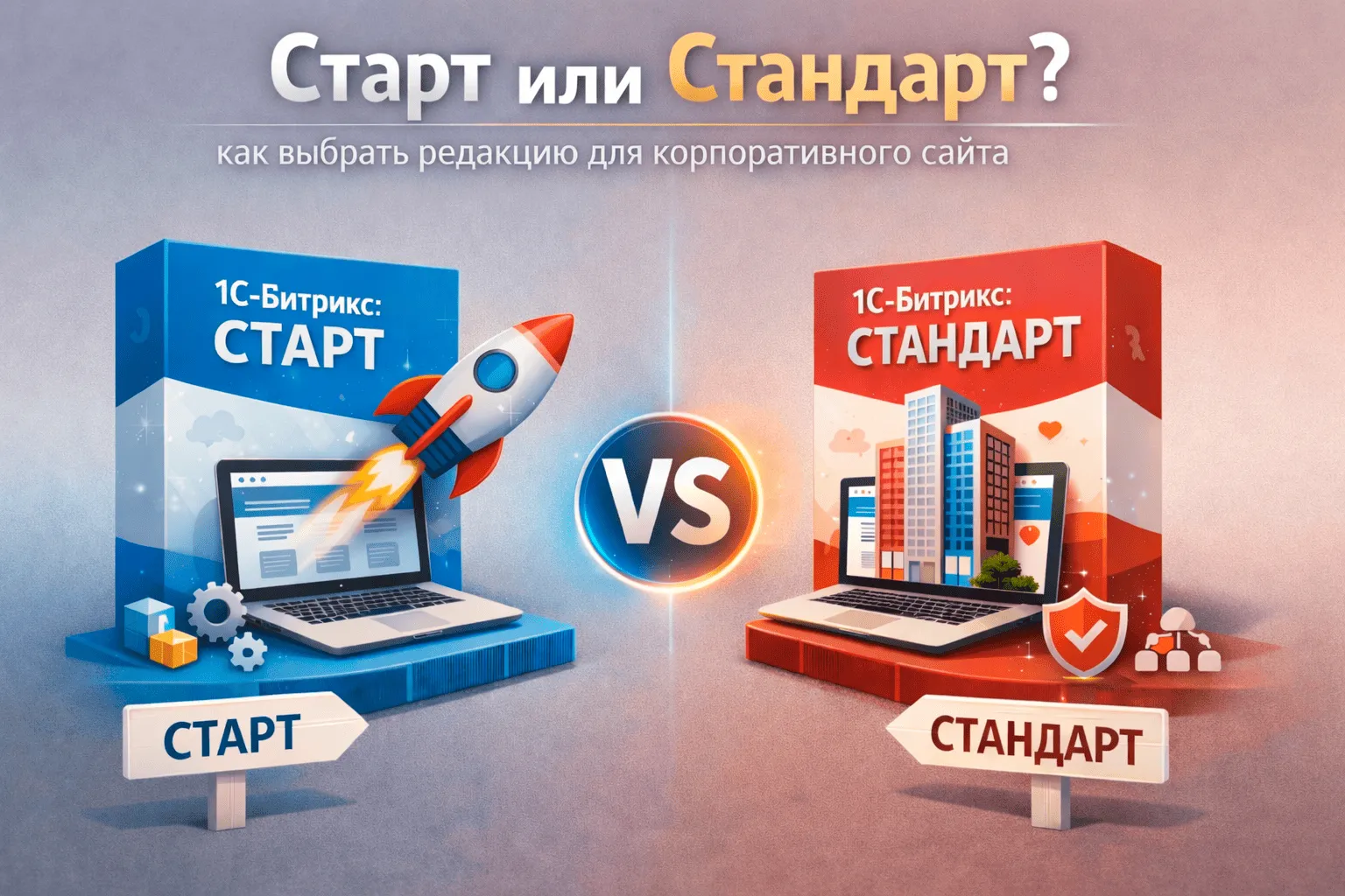 Старт или Стандарт: как выбрать редакцию для корпоративного сайта в Казани